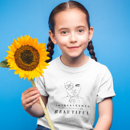 Camiseta Inteligência é uma bela afirmação positiva