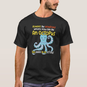 Camiseta Inteligente como uma criatura oceânica de polvo
