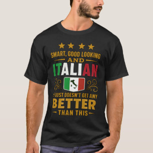 Camiseta Inteligente, De Boa Vista E Italiano