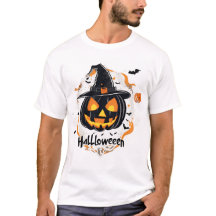 Camiseta inteligente do Halloween