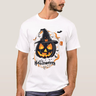 Camiseta inteligente do Halloween