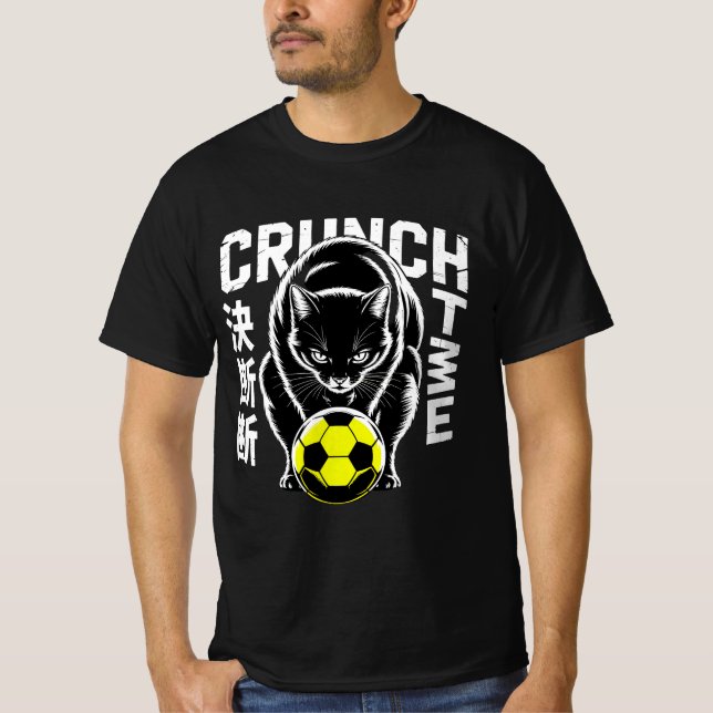 Camiseta Intense Crunch Time Cat - Game Day Style (Frente)