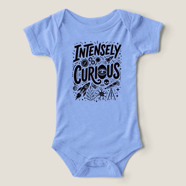 Camiseta Intensely Curious (Design frontal)