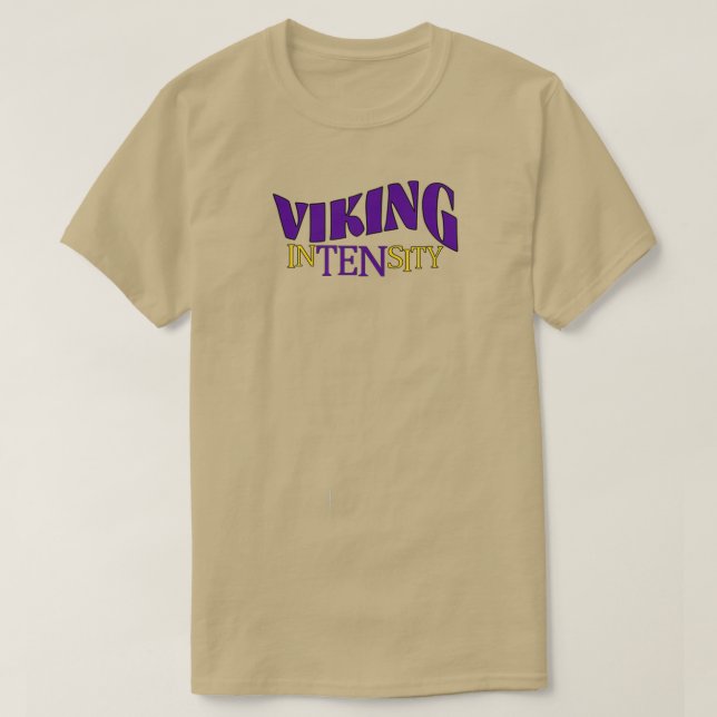 Camiseta Intensidade de Viking (Frente do Design)