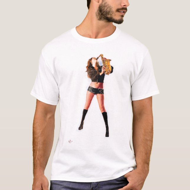 Camiseta Intensidade do jazz mim (Frente)