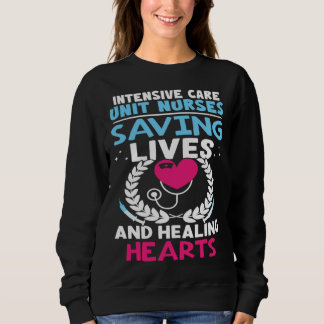 Camiseta Intensive Care Unit Nurses Saving Lives Healing He