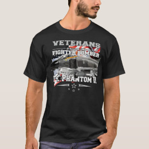 Camiseta Interceptor de jato supersônico F4 Phantom II