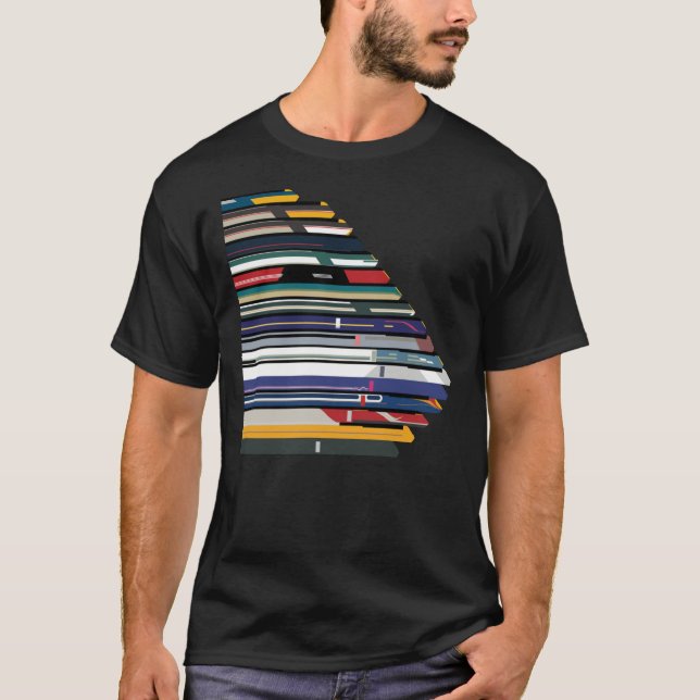 Camiseta Intercity 125 Outline In Liveries    (Frente)