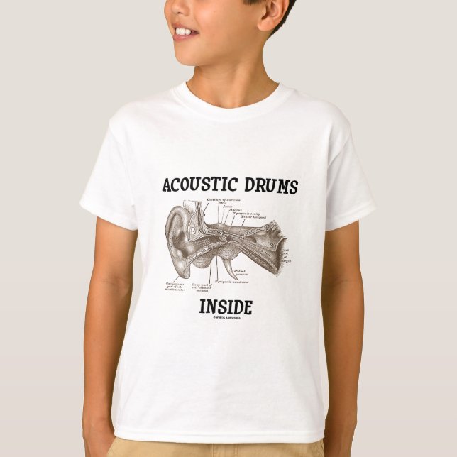 Camiseta Interior acústico dos cilindros (anatomia da (Frente)