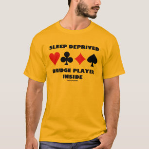 Camiseta Interior destituído sono do jogador de ponte