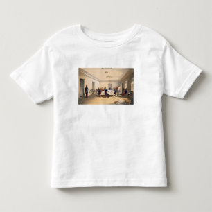 Camiseta Interior dos quartos principais do senhor Raglan,