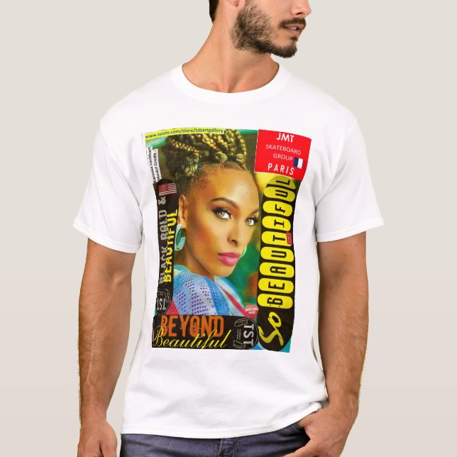 Camiseta INTERLUDE MODELS PARIS - Camisa-T básica masculina (Frente)