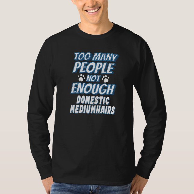 Camiseta Interna Mediumhair Cat Dizendo Introdução (Frente)
