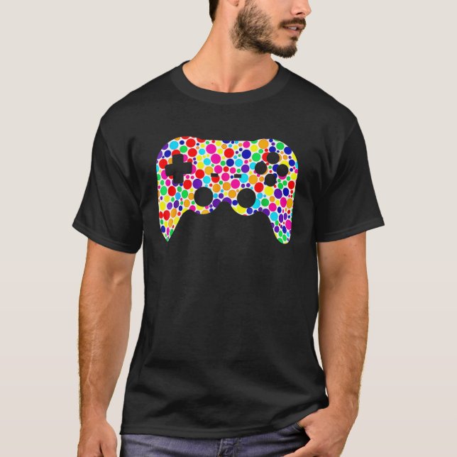 Camiseta Internação do Controlador de Vídeo Dot Day (Frente)