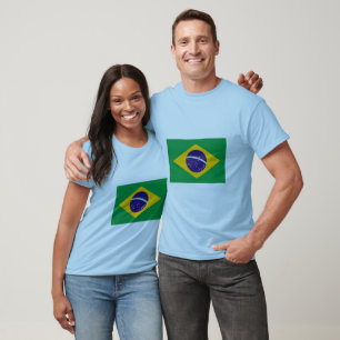 Camiseta International da BANDEIRA de Brasil