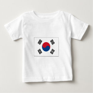 Camiseta International da BANDEIRA de Coreia