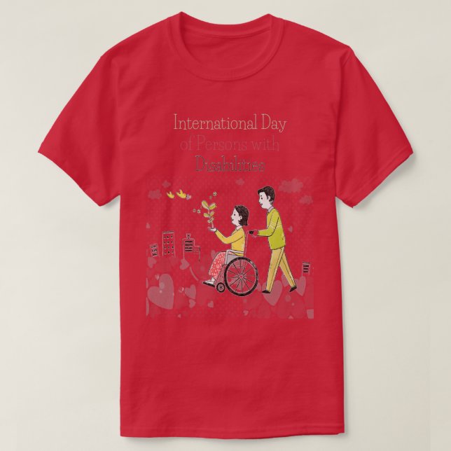 Camiseta International Day of Persons with Disabilities (Frente do Design)