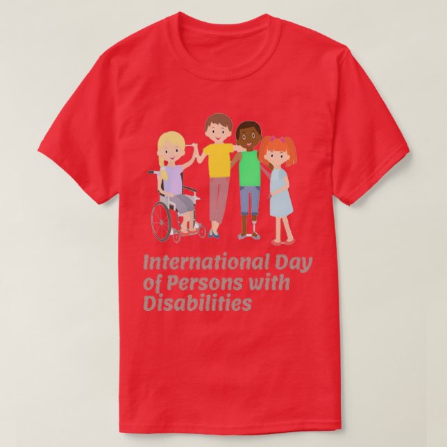 Camiseta International Day of Persons with Disabilities 2 (Frente do Design)