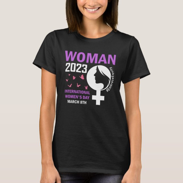 Camiseta International Women s Day Embrace Equity 8 March 2 (Frente)
