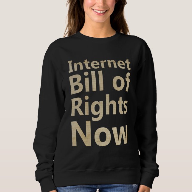 Camiseta Internet Bill of Rights Now (Frente)