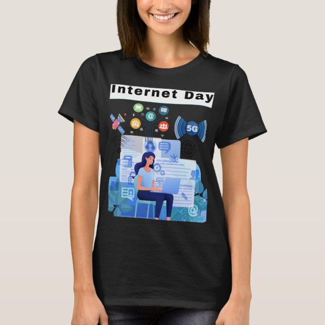 Camiseta Internet do dia (Frente)