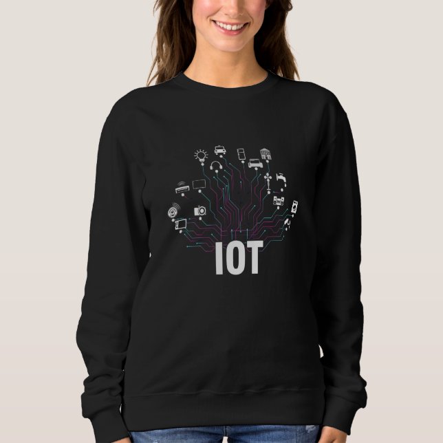 Camiseta Internet Of Things IoT Data Analytics Science Tran (Frente)