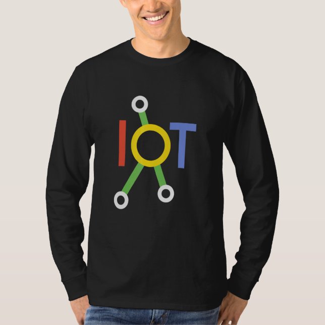 Camiseta Internet Of Things Science Iot Data Analytics Tran (Frente)