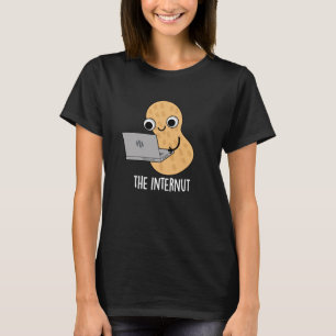 Camiseta Internut Funny Internet Peanut Pun Dark BG