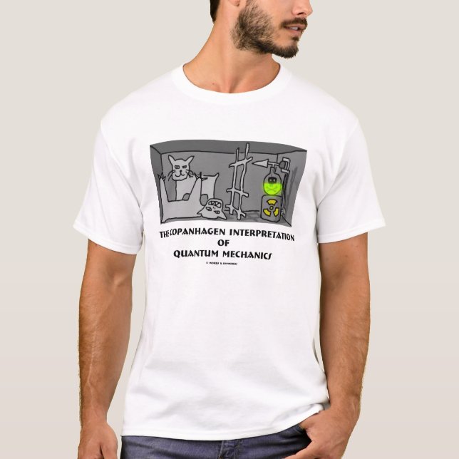 Camiseta Interpretação de Copanhagen de mecânicos de (Frente)