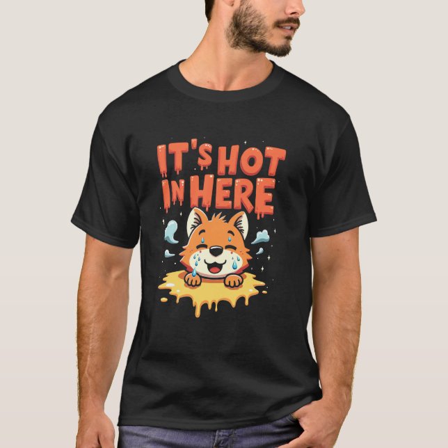 Camiseta Interpretação de Fantasia Peluda Roupa Performance (Frente)
