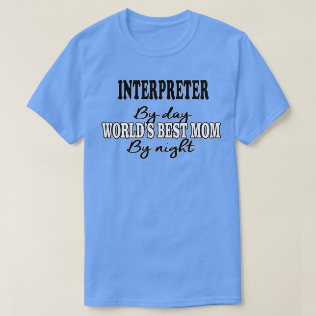 Camiseta Intérprete Aniversário Presente 2 (Frente do Design)