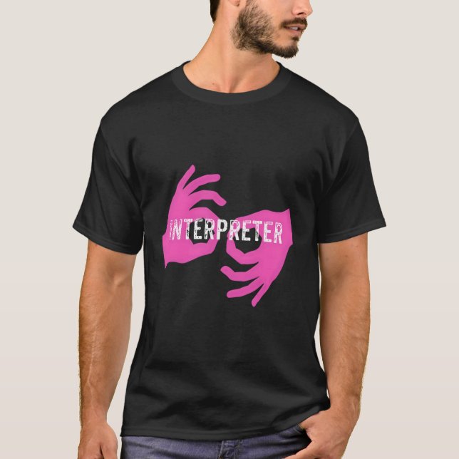 Camiseta Intérprete Asl (Frente)