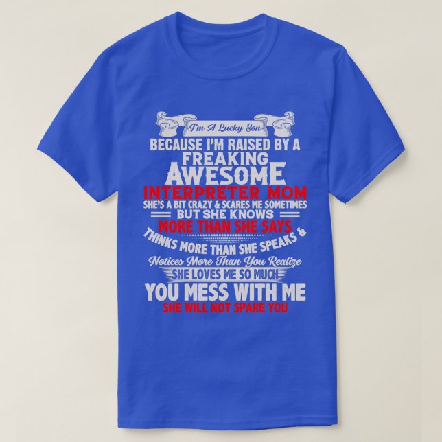 Camiseta Intérprete Cota Fantasma Intérprete Mãe (Frente do Design)