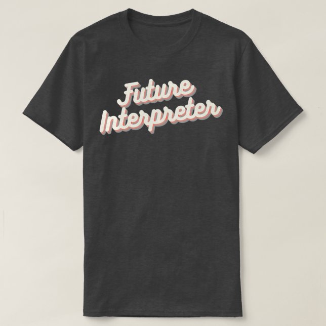 Camiseta Intérprete Futuro 1 (Frente do Design)