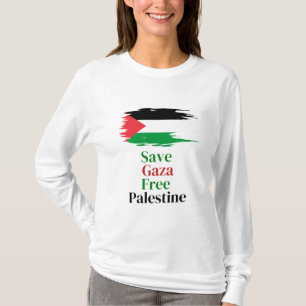 Camiseta Interromper a Guerra / Apoiar Gaza e a Palestina