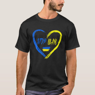 Camiseta Interromper a Primeira Guerra com a Ucrânia e apo