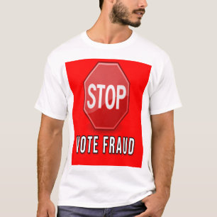 Camiseta Interromper Fraude De Votação
