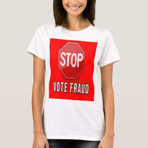 Camiseta Interromper Fraude De Votação