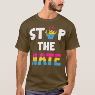 Camiseta Interromper LGBT Orgulho gay Mês de Ódio LGBT 