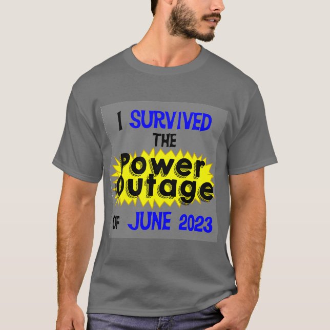 Camiseta Interrupção de energia (Frente)