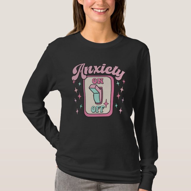 Camiseta Interruptor De Ansiedade Ligar Desligar (Frente)