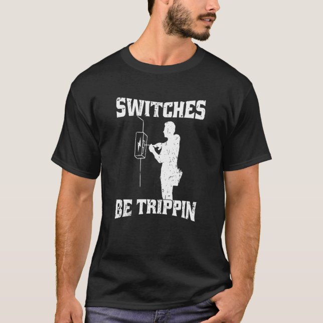 Camiseta Interruptores são elétricos (Frente)