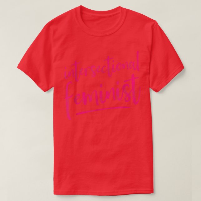 Camiseta Intersectional Feminist Empowerment Womens Rights  (Frente do Design)