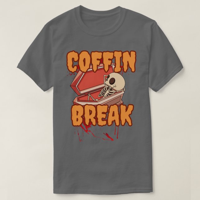 Camiseta intervalo de caixão 1 (Frente do Design)