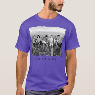 Camiseta Intervalo para almoço de amigos Nova York engraçad