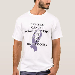 Camiseta Intimidação do cancer (luz - fita roxa)