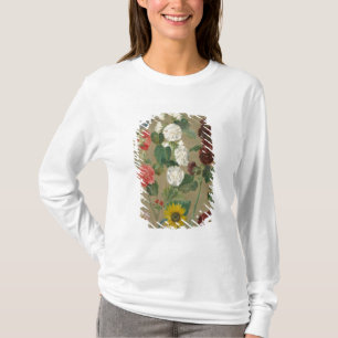 Camiseta Intitulado (flores) (óleo a bordo)