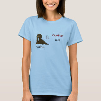 Camiseta Intitulado, morsa, VAMPIRO, selo