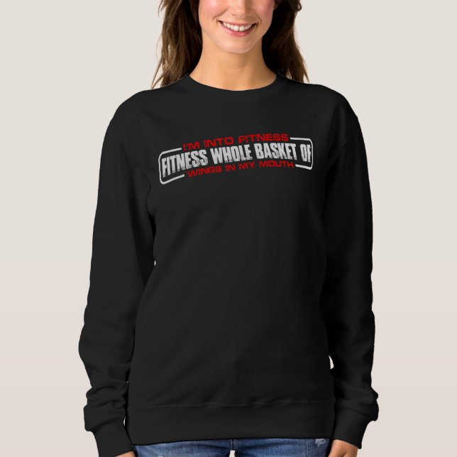 Camiseta Into Fitness Fitness Whole Basket Of Wings In My M (Frente)