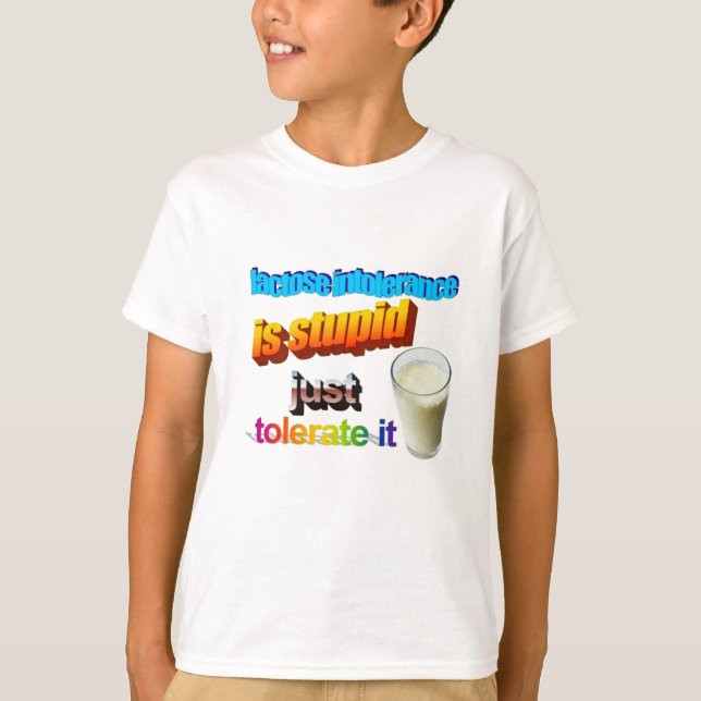Camiseta Intolerância à lactose (Frente)